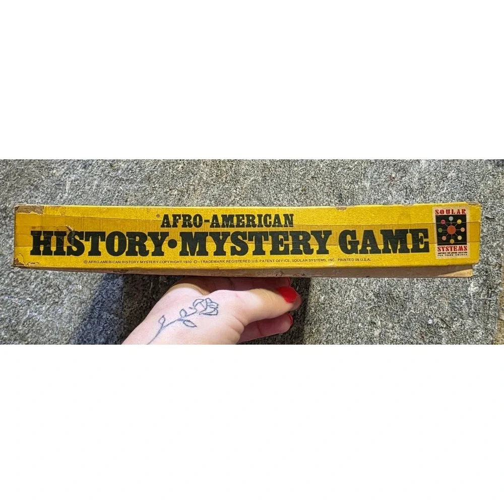 Vintage Afro American‎ History Mystery Game 1969 African American RARE Complete